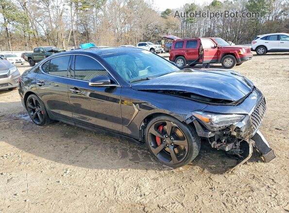 KMTG34LE3MU074095 2021 GENESIS G70 Black 