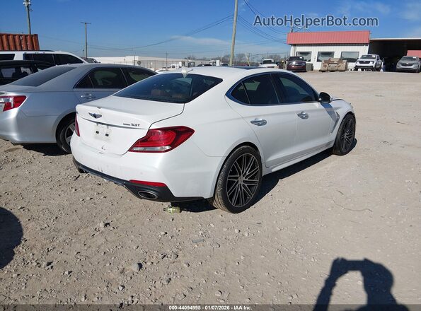 KMTG34LE4LU057806 2020 GENESIS G70 White Հետևի աջ