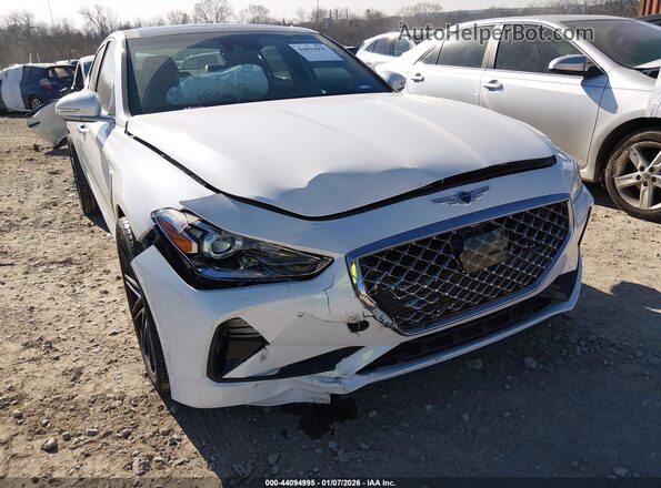 KMTG34LE4LU057806 2020 GENESIS G70 White Դիմացի տեսք