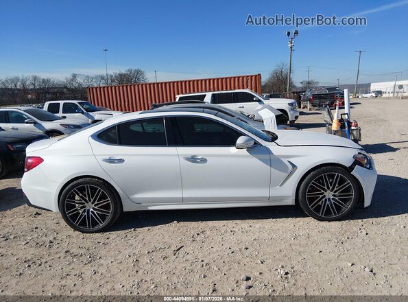 KMTG34LE4LU057806 2020 GENESIS G70 White Սալոնի հետևի տեսք