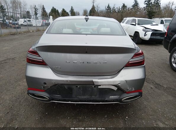 KMTG34SC2SU156381 2025 GENESIS G70 Silver 