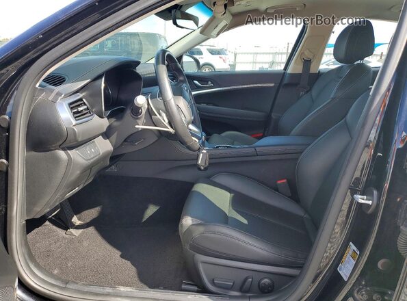 KMTG34SC3SU153697 2025 GENESIS G70 Black Widok wnętrza z przodu
