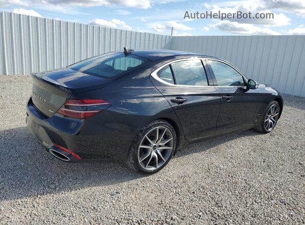 KMTG34SC3SU153697 2025 GENESIS G70 Black Widok wnętrza 360 stopni