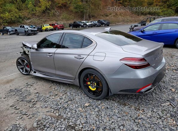 KMTG34SC4SU145334 2025 GENESIS G70 Silver Задня ліва чверть