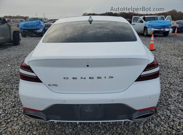 KMTG34SCXRU136454 2024 GENESIS G70 White Widok z tyłu