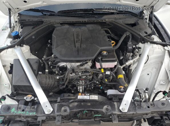 KMTG34SCXRU136454 2024 GENESIS G70 White Widok wnętrza z tyłu