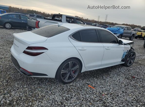 KMTG34SCXRU136454 2024 GENESIS G70 White Tył prawy