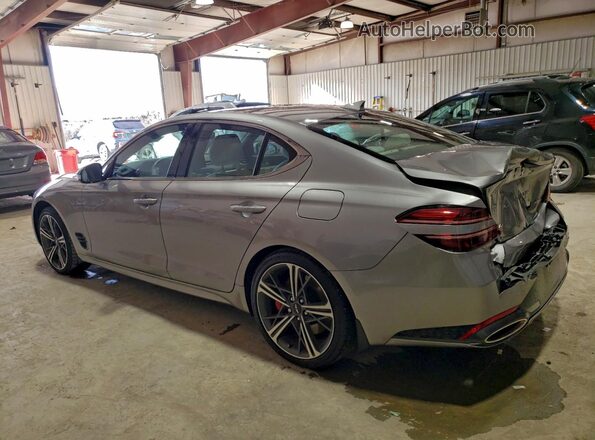 KMTG34SCXRU142335 2024 GENESIS G70 Silver Задня ліва чверть