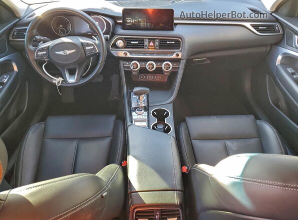 KMTG34TA4PU122155 2023 GENESIS G70 Серебряный Вид панели приборов
