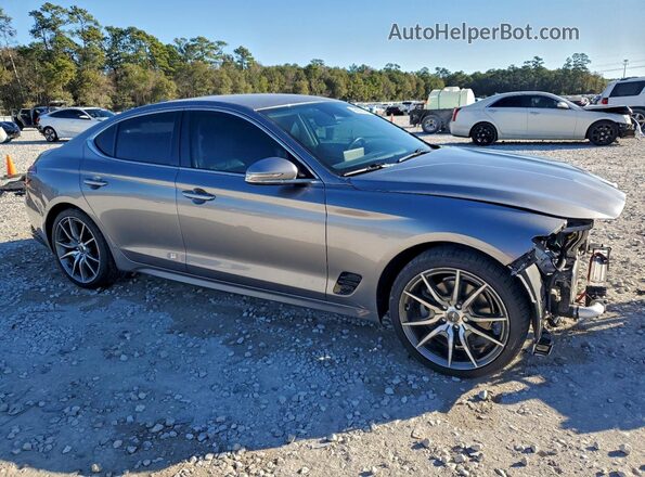 KMTG34TA4PU122155 2023 GENESIS G70 Серебряный Передняя правая четверть