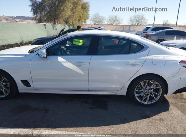 KMTG34TA5NU095044 2022 GENESIS G70 White სალონის 360-გრადუსიანი ხედი