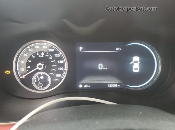 KMTG34TA7PU111148 2023 GENESIS G70 Red Սարքավորումների վահանակի տեսք