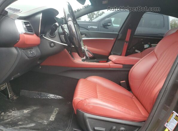 KMTG34TA7PU111148 2023 GENESIS G70 Red Սալոնի դիմացի տեսք