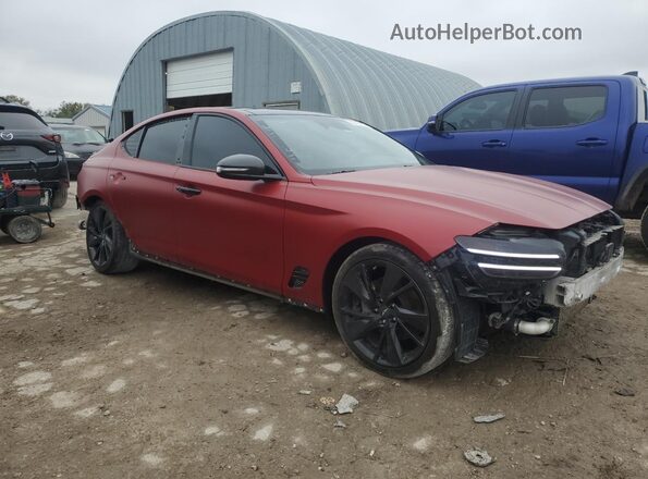 KMTG34TA7PU111148 2023 GENESIS G70 Red Առջևի աջ