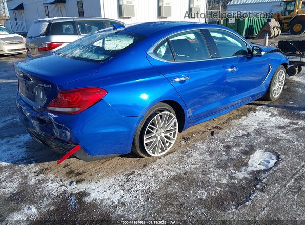 KMTG64LA9MU076048 2021 GENESIS G70 Blue Tył prawy