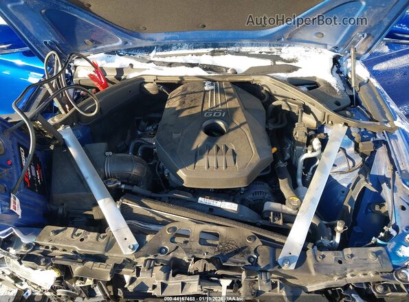 KMTG64LA9MU076048 2021 GENESIS G70 Blue Widok z tyłu