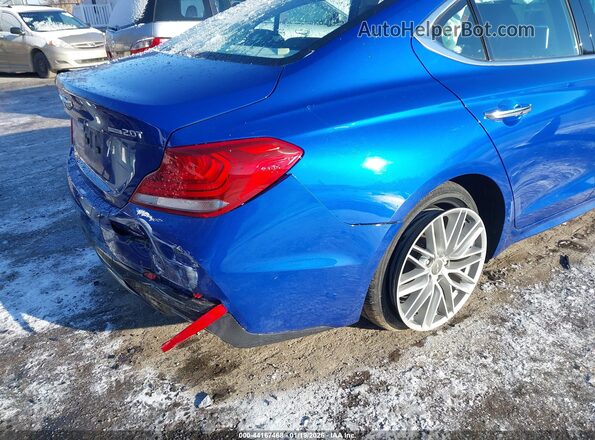 KMTG64LA9MU076048 2021 GENESIS G70 Blue Widok z przodu