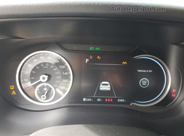 KMTG64SC4TU162773 2026 GENESIS G70 Blue Widok zestawu wskaźników