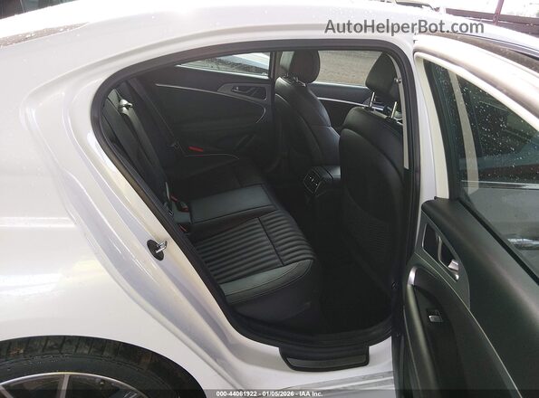 KMTG74LE6MU073169 2021 GENESIS G70 White Vista de la etiqueta del VIN