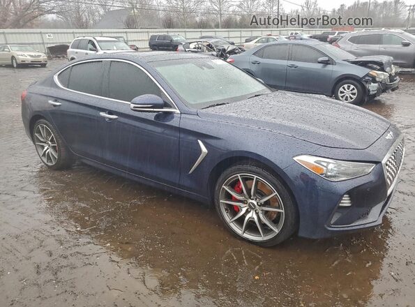 KMTG74LE7LU057383 2020 GENESIS G70 Blue წინა მარჯვენა