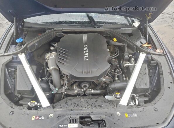KMTG74LE7LU057383 2020 GENESIS G70 Blue უკანა სალონის ხედი