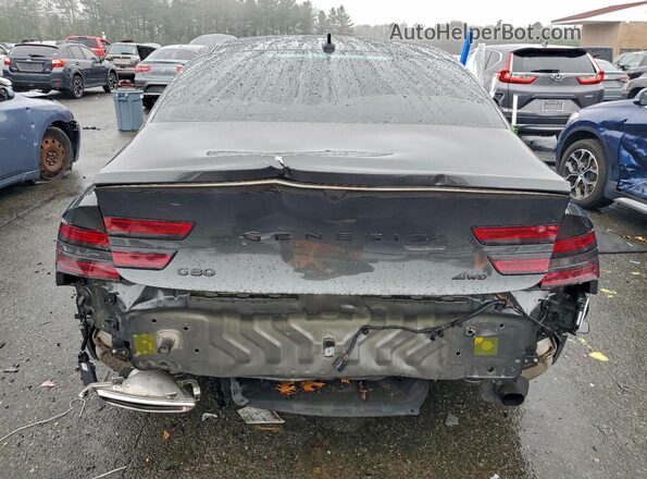 KMTGA4SC1RU246735 2024 GENESIS G80 Gray Widok z tyłu