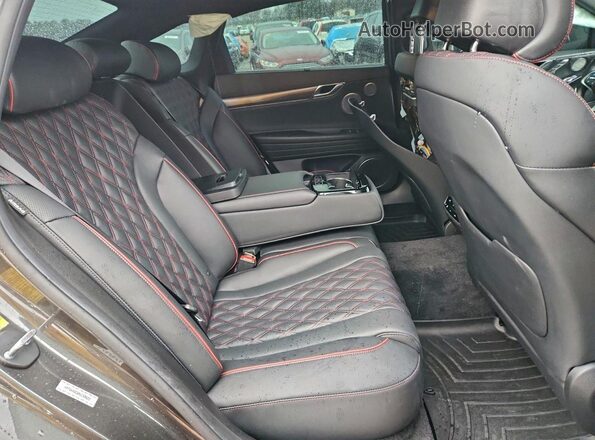 KMTGA4SC6PU159622 2023 GENESIS G80 Gray Widok tylnych siedzeń