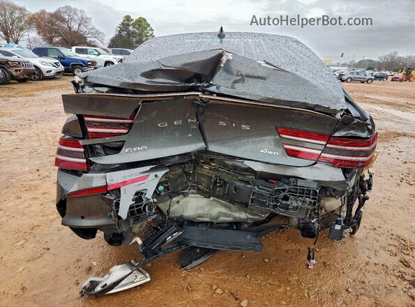 KMTGA4SC6PU159622 2023 GENESIS G80 Gray Widok z tyłu