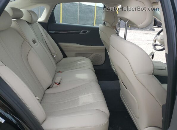 KMTGB4SC2MU046288 2021 GENESIS G80 Black Widok tylnych siedzeń