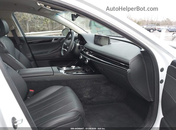 KMTGB4SC5PU150892 2023 GENESIS G80 White Vista interior delantera