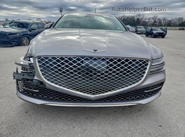 KMTGB4SC6MU082565 2021 GENESIS G80 Gray წინა ხედი