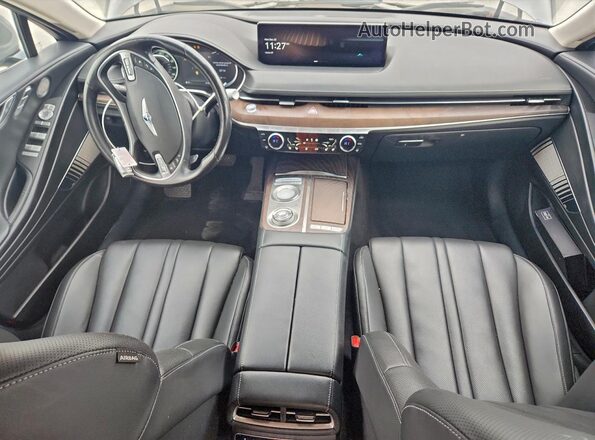 KMTGB4SC6MU082565 2021 GENESIS G80 Gray წინა პანელის ხედი
