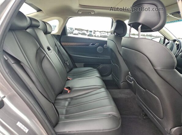 KMTGB4SC6MU082565 2021 GENESIS G80 Gray უკანა სავარძლების ხედი