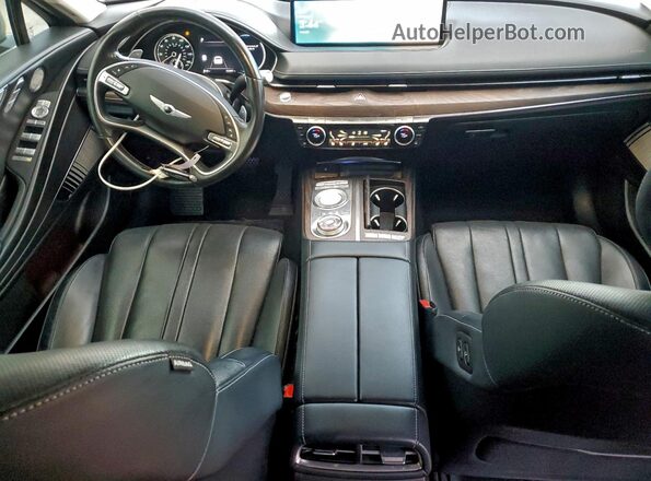 KMTGB4SC7NU094516 2022 GENESIS G80 Gray Widok deski rozdzielczej