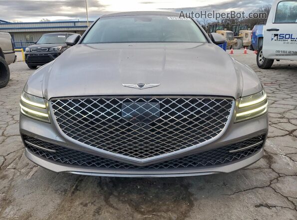 KMTGB4SC7NU094516 2022 GENESIS G80 Gray Widok z przodu