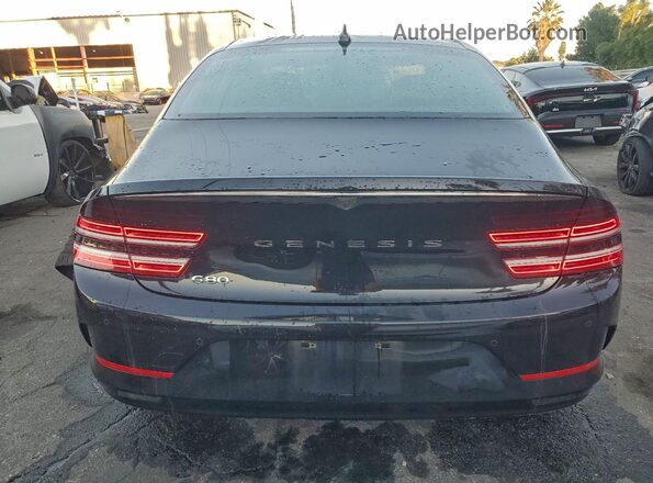 KMTGE4S13PU005226 2023 GENESIS G80 Черный Вид сзади