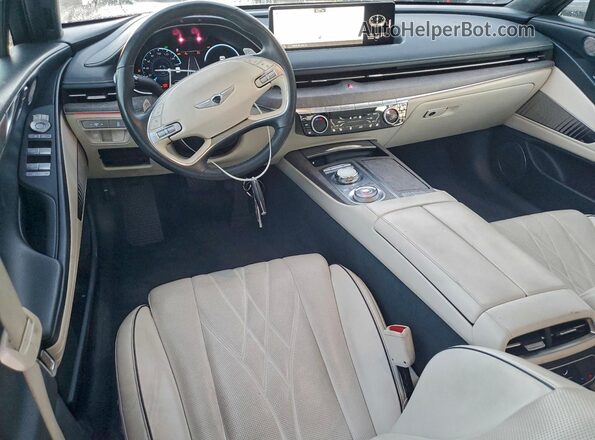 KMTGE4S13PU005226 2023 GENESIS G80 Черный Вид панели приборов