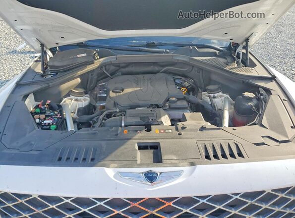 KMUHBDSB1RU177744 2024 GENESIS GV80 White უკანა სალონის ხედი