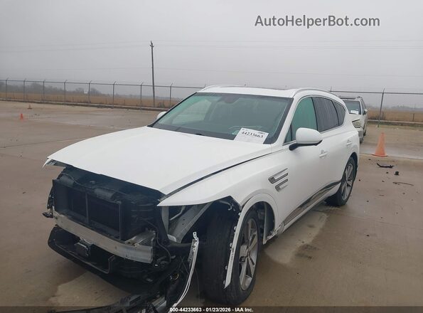 KMUHCESC1MU043398 2021 GENESIS GV80 White Front view
