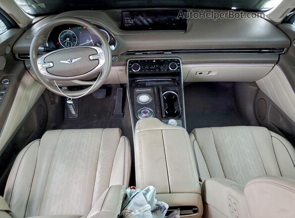 KMUHCESC1MU052439 2021 GENESIS GV80 Gray Вид панелі приладів