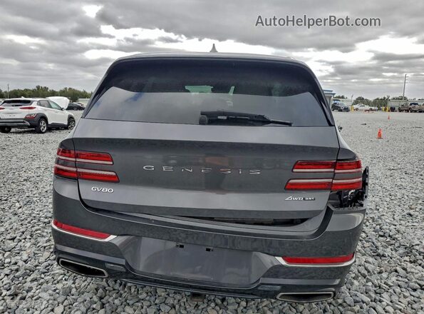 KMUHCESC1MU052439 2021 GENESIS GV80 Gray Вид ззаду