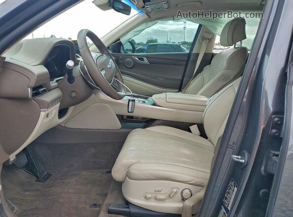 KMUHCESC1MU052439 2021 GENESIS GV80 Gray Вид салону спереду