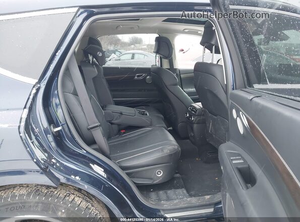KMUHCESC3RU183637 2024 GENESIS GV80 Blue VIN კოდის სტიკერის ხედი