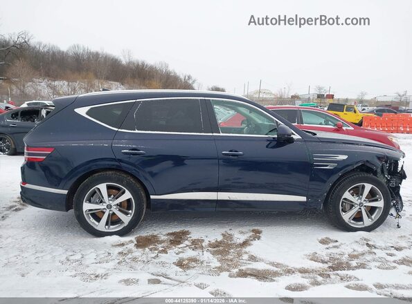KMUHCESC3RU183637 2024 GENESIS GV80 Blue უკანა სალონის ხედი