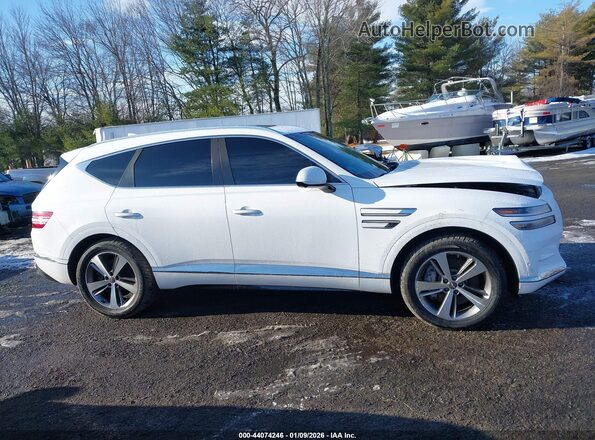 KMUHCESC4MU037398 2021 GENESIS GV80 White Սալոնի հետևի տեսք