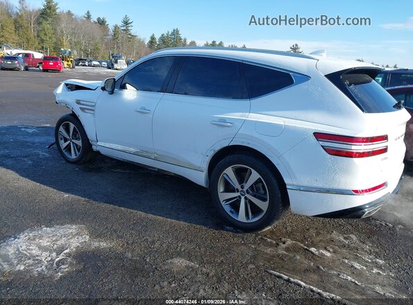 KMUHCESC4MU037398 2021 GENESIS GV80 White Հետևի ձախ