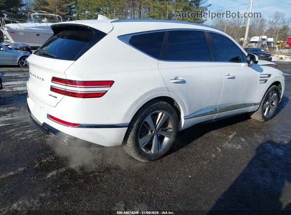KMUHCESC4MU037398 2021 GENESIS GV80 White Հետևի աջ