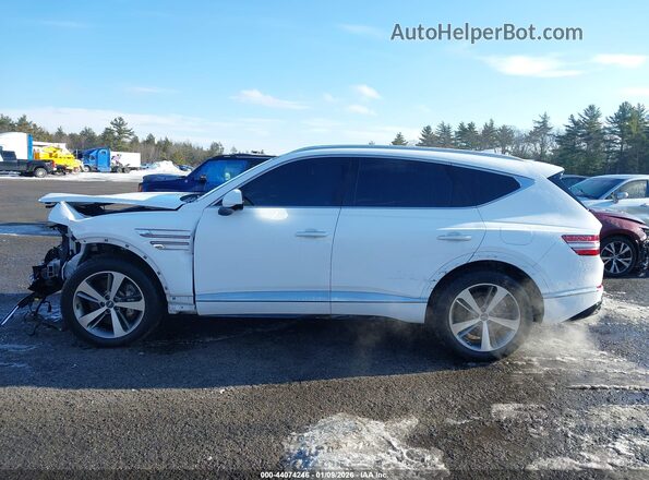 KMUHCESC4MU037398 2021 GENESIS GV80 White Սալոնի 360 աստիճան տեսք