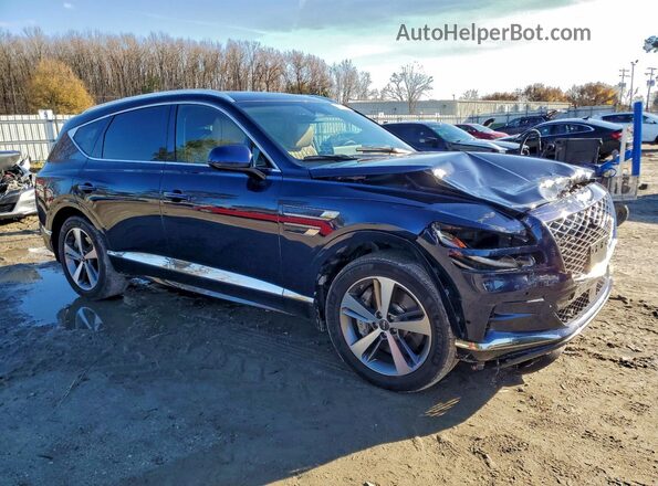 KMUHCESC6PU132291 2023 GENESIS GV80 Синий Передняя правая четверть