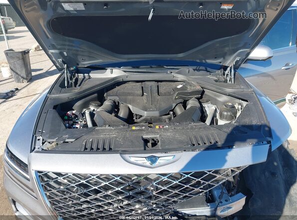 KMUHCESC9PU141499 2023 GENESIS GV80 Silver Widok z tyłu